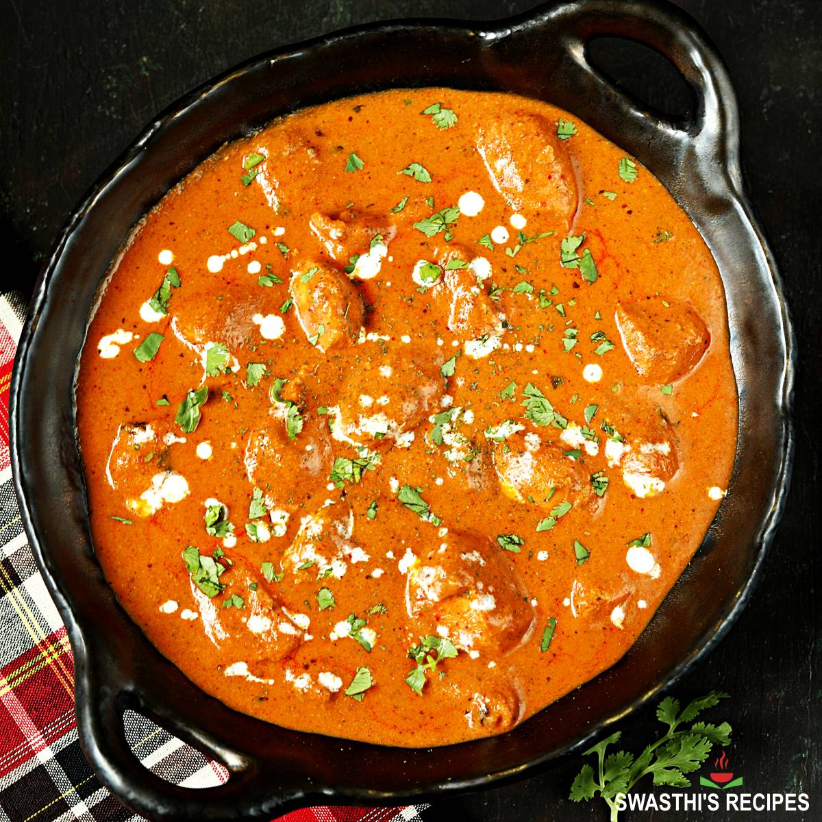 Butter chicken Indian dish